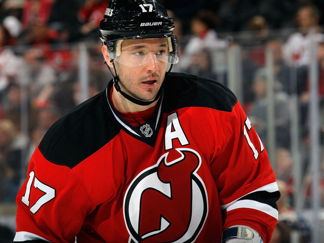NEWARK, NJ - APRIL 20: Ilya Kovalchuk #17 of the New Jersey Devils skates against the Florida Panthers at the Prudential Center on April 20, 2013 in Newark, New Jersey. The Devils defeated the Panthers 6-2,