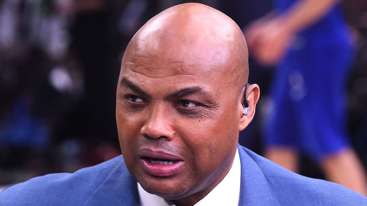 CLEVELAND,OH - June 6: Charles Barkley speaks during a NBATV pre-game show before the game between the Cleveland Cavaliers and Golden State Warriors in Game Three of the 2018 NBA Finals on June 6, 2018 at Quicken Loans Arena in Cleveland, Ohio. NOTE TO USER: User expressly acknowledges and agrees that, by downloading and/or using this photograph, user is consenting to the terms and conditions of the Getty Images License Agreement. Mandatory Copyright Notice: Copyright 2018 NBAE