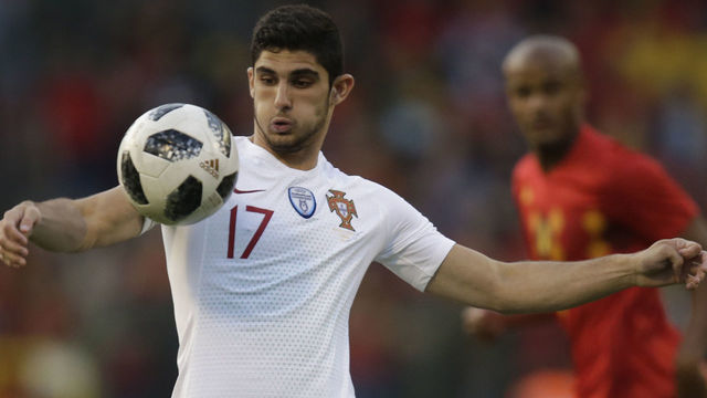 BRUSSEL, BELGIUM - JUNE 2: Goncalo Guedes van Portugal during the International Friendly match between Belgium v Portugal at the Koning Boudewijnstadion on June 2, 2018 in Brussel Belgium