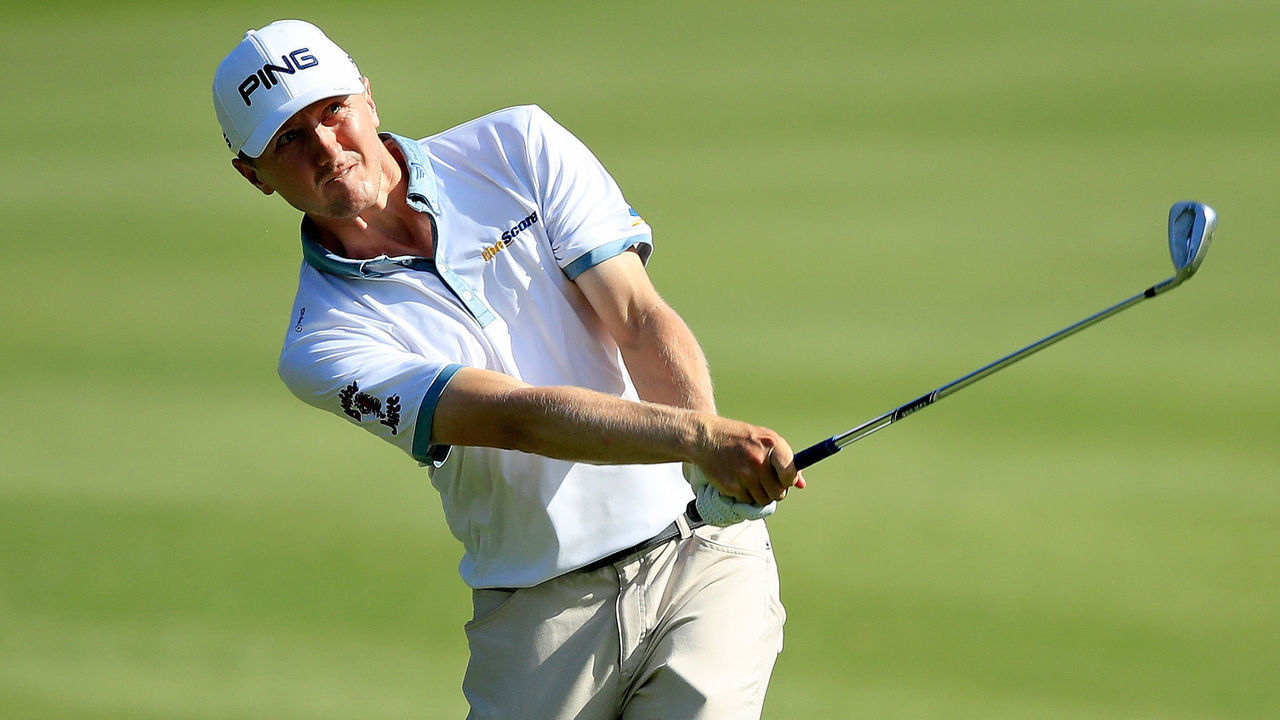MEMPHIS, TN - JUNE 07: Mackenzie Hughes of Canada plays his second shot on the sixth hole during the first round of the FedEx St. Jude Classic at TPC Southwind on June 7, 2018 in Memphis, Tennessee.