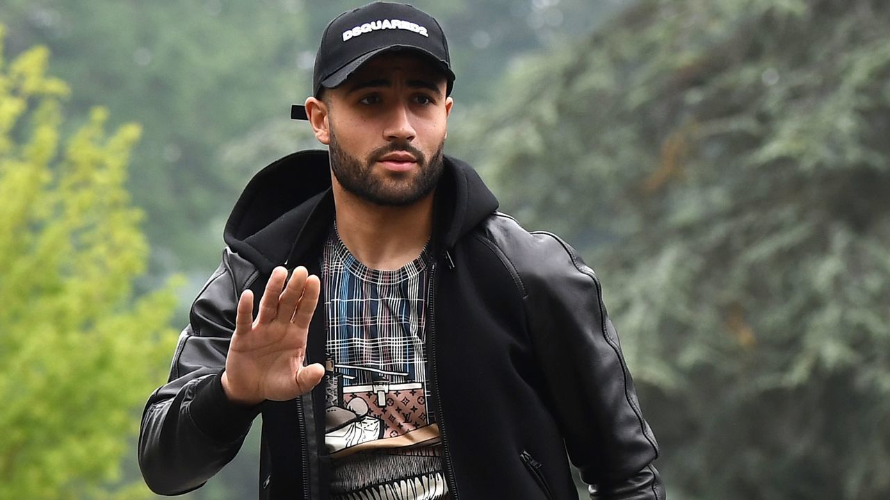 French national football team's forward Nabil Fekir arrives at the team's training camp ahead of the 2018 World Cup, on May 23, 2018 at France's training centre in Clairefontaine-en-Yvelines, outside Paris.
