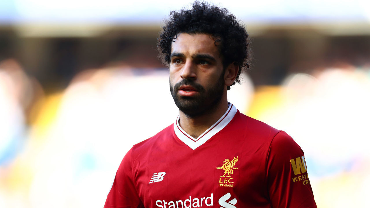 LONDON, ENGLAND - MAY 06: Mohamed Salah of Liverpool looks on during the Premier League match between Chelsea and Liverpool at Stamford Bridge on May 6, 2018 in London, England.