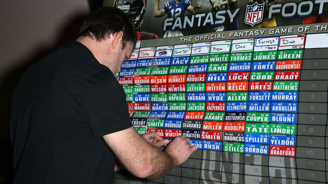 LAS VEGAS, NV - SEPTEMBER 09: Former mixed martial artist Forrest Griffin attends Touchdown for Charity's celebrity fantasy football draft at Born and Raised Tavern/Lounge on September 9, 2015 in Las Vegas, Nevada.