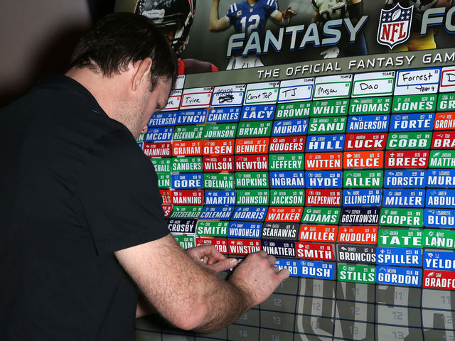LAS VEGAS, NV - SEPTEMBER 09: Former mixed martial artist Forrest Griffin attends Touchdown for Charity's celebrity fantasy football draft at Born and Raised Tavern/Lounge on September 9, 2015 in Las Vegas, Nevada.