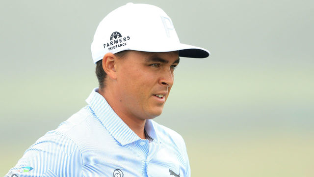 SOUTHAMPTON, NY - JUNE 13: Rickie Fowler of the United States stands on the range during a practice round prior to the 2018 U.S. Open at Shinnecock Hills Golf Club on June 13, 2018 in Southampton, New York.