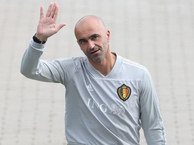 Belgium's head coach Roberto Martinez arrives for a training session of the Belgian national football team Red Devils, on June 10, 2018, in Tubize. - The Red Devils started their preparations for the upcoming FIFA World Cup 2018 in Russia.