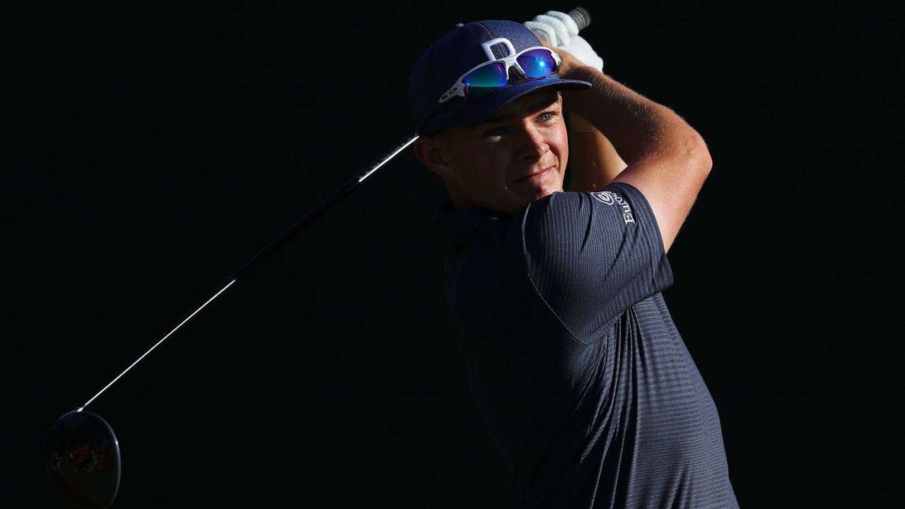SOUTHAMPTON, NY - JUNE 14: Scott Gregory of England plays his shot from the fourth tee during the first round of the 2018 U.S. Open at Shinnecock Hills Golf Club on June 14, 2018 in Southampton, New York.