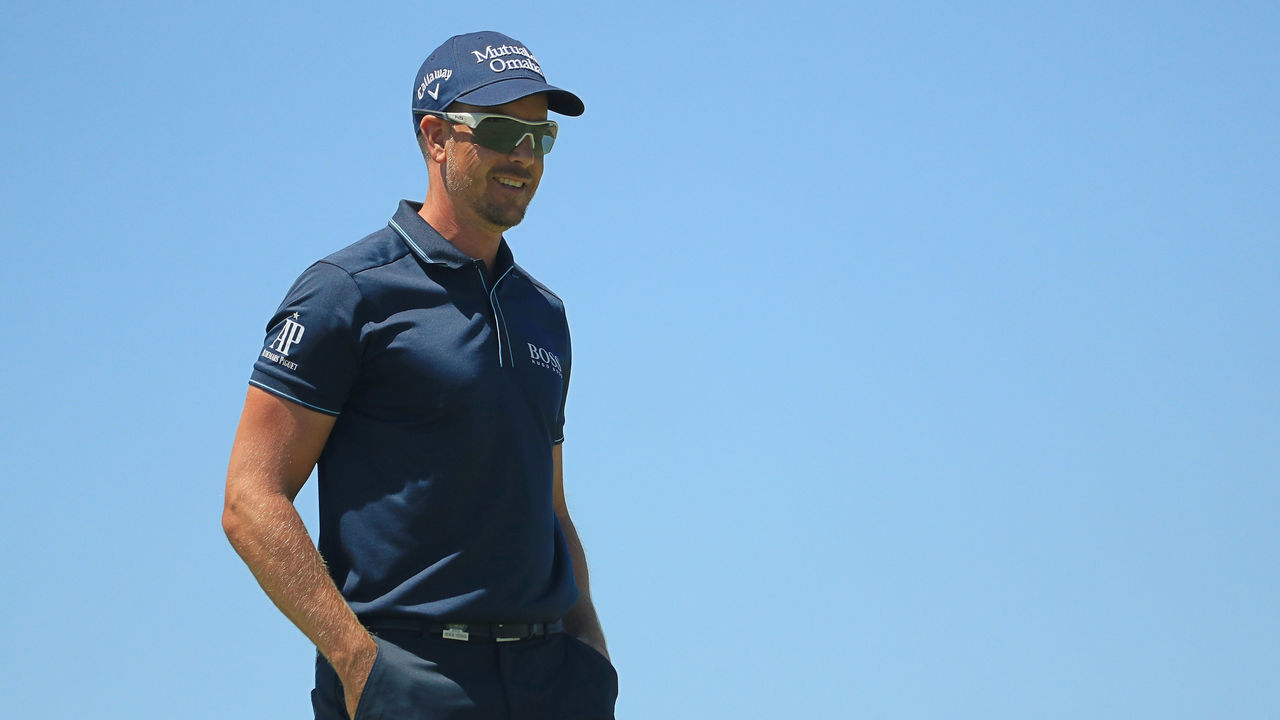 SOUTHAMPTON, NY - JUNE 14: Henrik Stenson of Sweden looks on from the tenth hole during the first round of the 2018 U.S. Open at Shinnecock Hills Golf Club on June 14, 2018 in Southampton, New York.