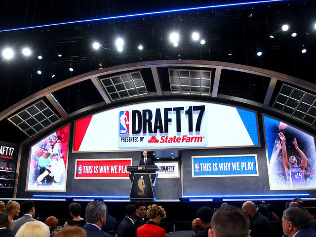 NEW YORK, NY - JUNE 22: NBA Commissioner Adam Silver speaks during the first round of the 2017 NBA Draft at Barclays Center on June 22, 2017 in New York City.