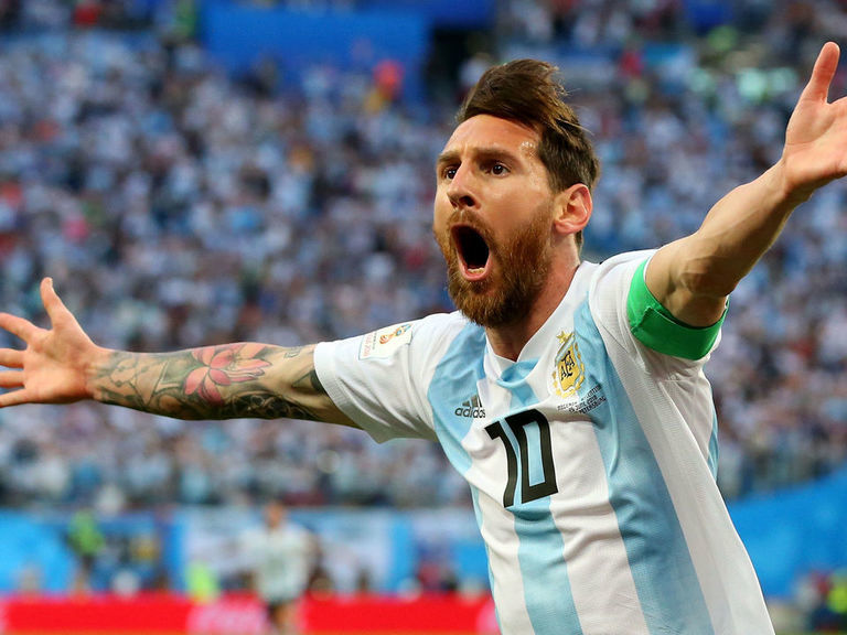 Watch: Messi's 1st goal of the World Cup is spectacular | theScore.com