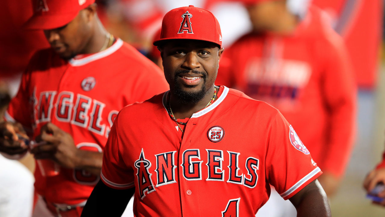ANAHEIM, CA - SEPTEMBER 19: Brandon Phillips #4 of the Los Angeles Angels of Anaheim looks on from the dugout during a game against the Cleveland Indians at Angel Stadium of Anaheim on September 19, 2017 in Anaheim, California.