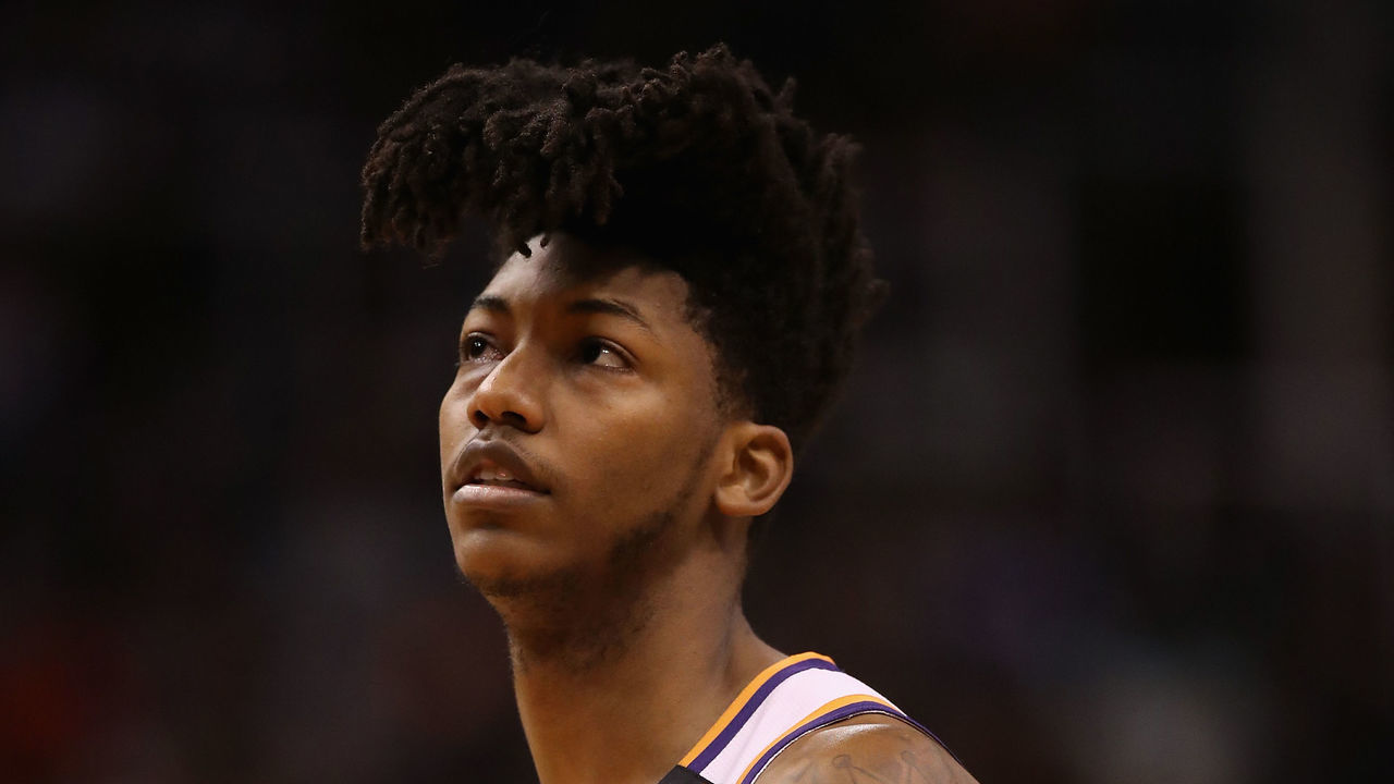 PHOENIX, AZ - MARCH 13: .PHOENIX, AZ - MARCH Elfrid Payton #2 of the Phoenix Suns during the first half of the NBA game against the Cleveland Cavaliers at Talking Stick Resort Arena on March 13, 2018 in Phoenix, Arizona.The Cavaliers defeated the Suns 129-107.
