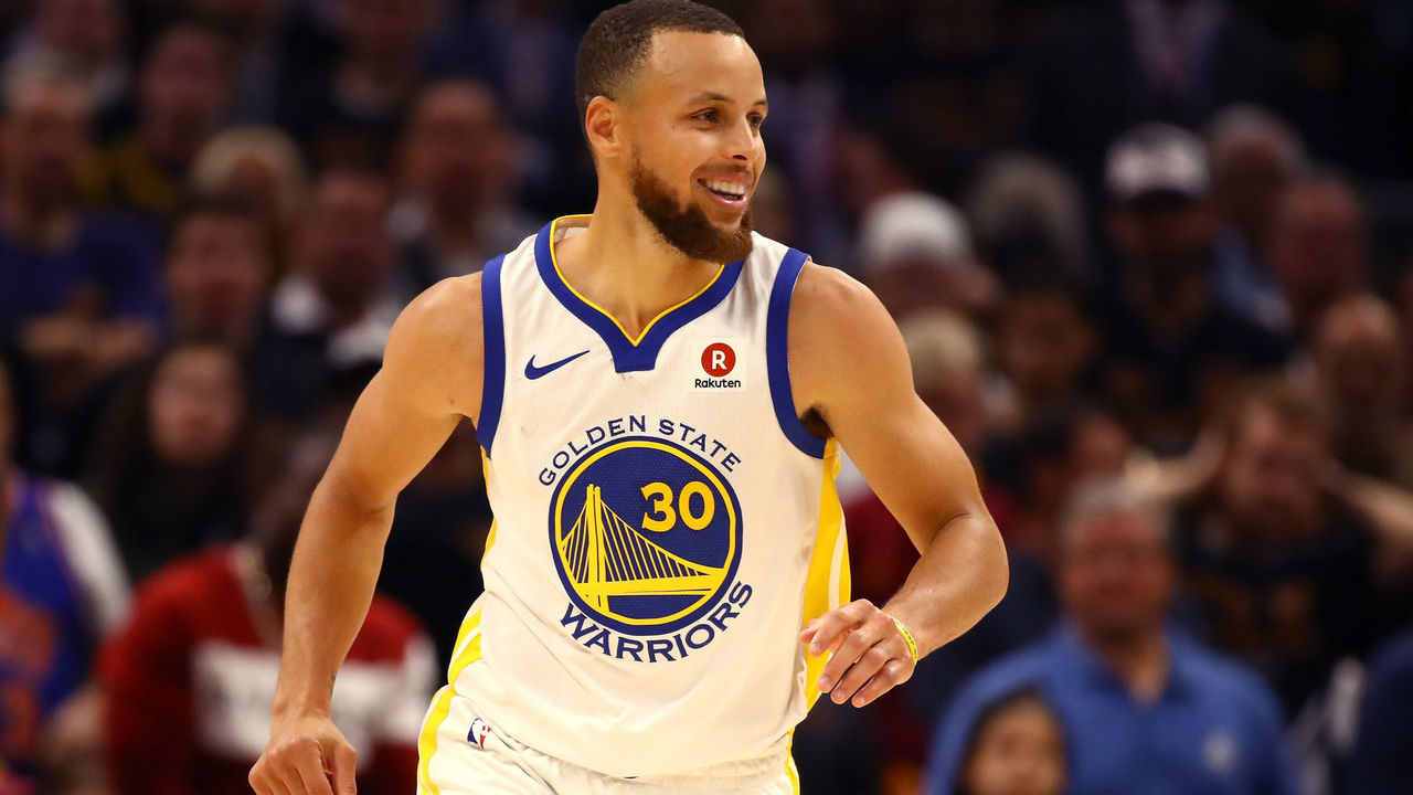 CLEVELAND, OH - JUNE 06: Stephen Curry #30 of the Golden State Warriors reacts against the Cleveland Cavaliers in the second half during Game Three of the 2018 NBA Finals at Quicken Loans Arena on June 6, 2018 in Cleveland, Ohio.