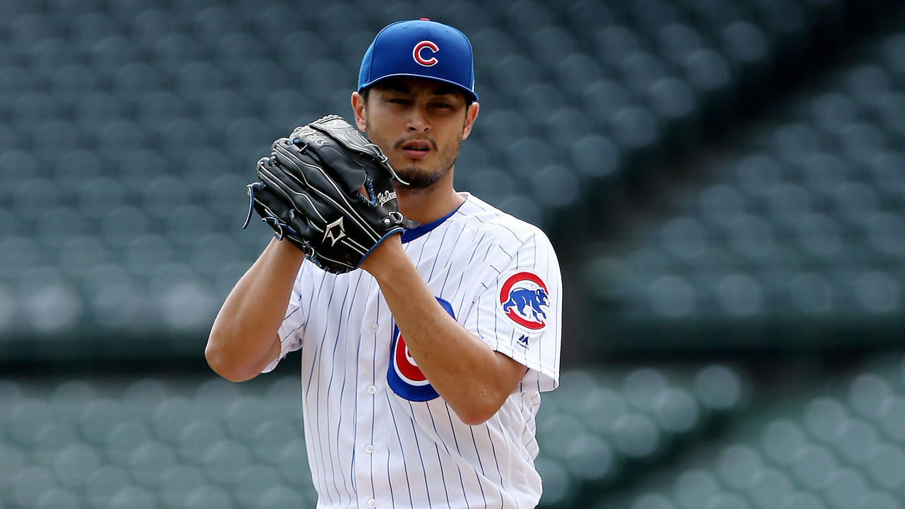 CHICAGO, IL - JUNE 20: Yu Darvish #11 of the Chicago Cubs throws a simulated game before the game against the Los Angeles Dodgers at Wrigley Field on June 20, 2018 in Chicago, Illinois.