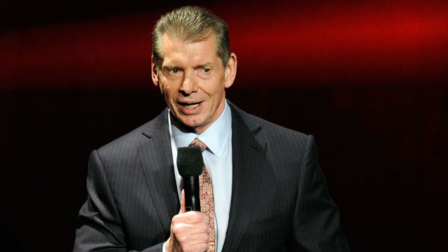 LAS VEGAS, NV - JANUARY 08: WWE Chairman and CEO Vince McMahon speaks at a news conference announcing the WWE Network at the 2014 International CES at the Encore Theater at Wynn Las Vegas on January 8, 2014 in Las Vegas, Nevada. The network will launch on February 24, 2014 as the first-ever 24/7 streaming network, offering both scheduled programs and video on demand. The USD 9.99 per month subscription will include access to all 12 live WWE pay-per-view events each year. CES, the world's largest annual consumer technology trade show, runs through January 10 and is expected to feature 3,200 exhibitors showing off their latest products and services to about 150,000 attendees.