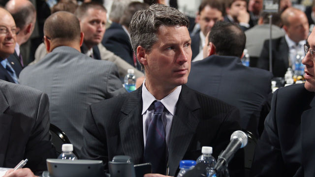 PITTSBURGH, PA - JUNE 23: Chuck Fletcher of the Minnesota Wild attends day two of the 2012 NHL Entry Draft at Consol Energy Center on June 23, 2012 in Pittsburgh, Pennsylvania.