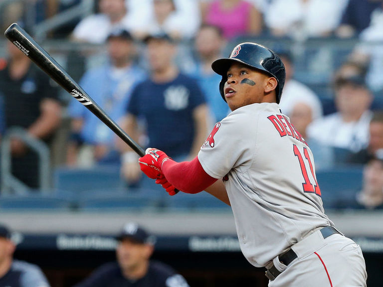 Devers makes history with 5hit outburst vs. Yankees