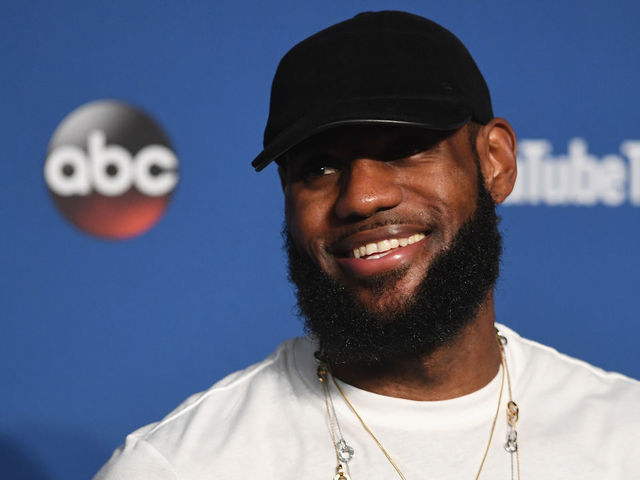 CLEVELAND, OH - JUNE 08: LeBron James #23 of the Cleveland Cavaliers speaks to the media after being defeated by the Golden State Warriors during Game Four of the 2018 NBA Finals at Quicken Loans Arena on June 8, 2018 in Cleveland, Ohio. The Warriors defeated the Cavaliers 108-85 to win the 2018 NBA Finals.