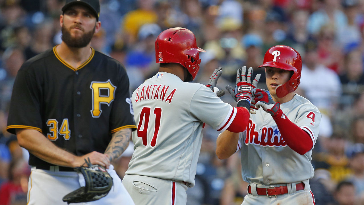 Phillies' Rhys Hoskins, Maikel Franco and Nick Williams make history