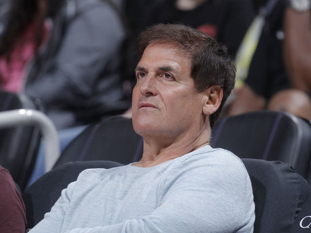 SACRAMENTO, CA - MARCH 27: Dallas Mavericks owner Mark Cuban looks on during the game against the Sacramento Kings on March 27, 2018 at Golden 1 Center in Sacramento, California. NOTE TO USER: User expressly acknowledges and agrees that, by downloading and or using this photograph, User is consenting to the terms and conditions of the Getty Images Agreement. Mandatory Copyright Notice: Copyright 2018 NBAE