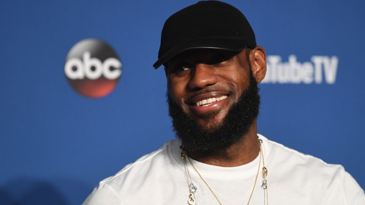 CLEVELAND, OH - JUNE 08: LeBron James #23 of the Cleveland Cavaliers speaks to the media after being defeated by the Golden State Warriors during Game Four of the 2018 NBA Finals at Quicken Loans Arena on June 8, 2018 in Cleveland, Ohio. The Warriors defeated the Cavaliers 108-85 to win the 2018 NBA Finals.