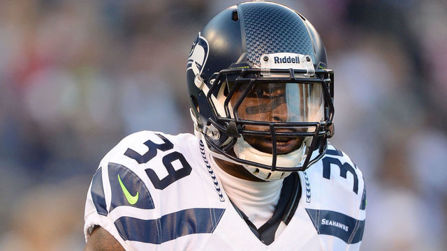 SAN DIEGO, CA - AUGUST 08: Brandon Browner #39 of the Seattle Seahawks lines up against the San Diego Chargers at Qualcomm Stadium on August 8, 2013 in San Diego, California.
