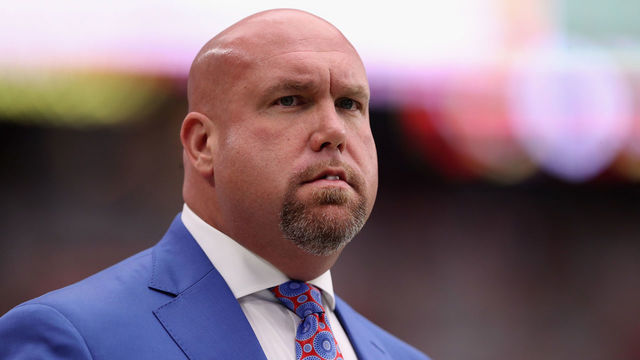 GLENDALE, AZ - OCTOBER 01: General manager Steve Keim before the start of the NFL game against the San Francisco 49ers at the University of Phoenix Stadium on October 1, 2017 in Glendale, Arizona.