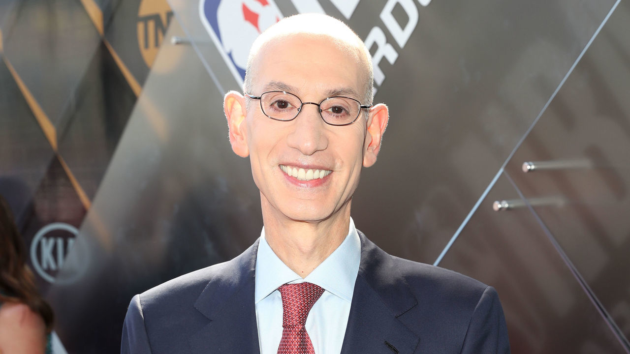 SANTA MONICA, CA - JUNE 25: Adam Silver attends 2018 NBA Awards at Barkar Hangar on June 25, 2018 in Santa Monica, California.