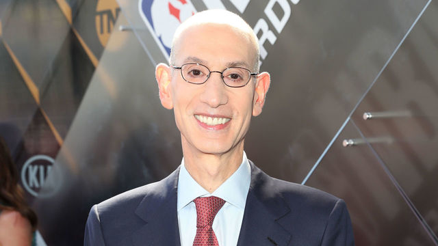 SANTA MONICA, CA - JUNE 25: Adam Silver attends 2018 NBA Awards at Barkar Hangar on June 25, 2018 in Santa Monica, California.