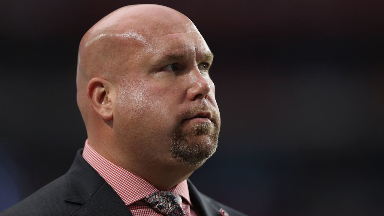 GLENDALE, AZ - SEPTEMBER 11: Arizona Cardinals general manager Steve Keim before the NFL game at against the New England Patriots the University of Phoenix Stadium on September 11, 2016 in Glendale, Arizona.