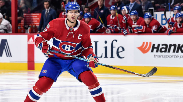 MONTREAL, QC - OCTOBER 26: Max Pacioretty #67 of the Montreal Canadiens skates against the Los Angeles Kings during the NHL game at the Bell Centre on October 26, 2017 in Montreal, Quebec, Canada. The Los Angeles Kings defeated the Montreal Canadiens 4-0.