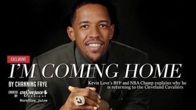 Love excited about Frye's return to Cavs