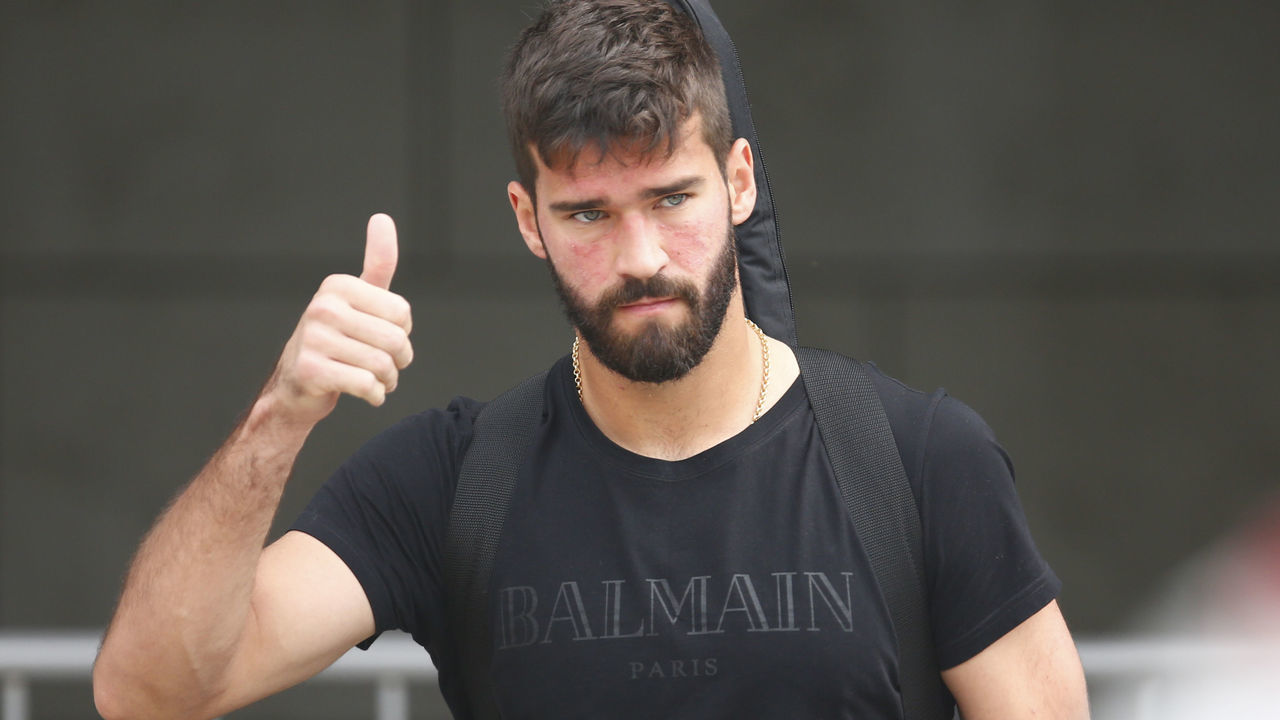 Brazil's goalkeeper Alisson leaves his team's hotel in Kazan on July 7, 2018, a day after the five-time champions crashed out of the Russia 2018 World Cup football tournament after a 2-1 quarter-final defeat to Belgium.