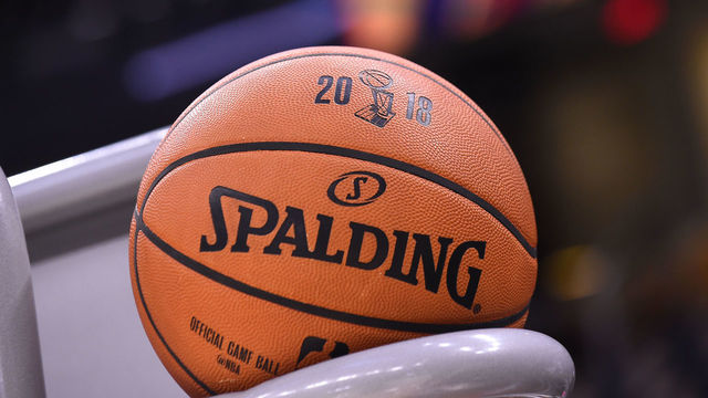 CLEVELAND, OH - JUNE 8: Generic image of a basketball before the game between the Golden State Warriors and the Cleveland Cavaliers during Game Four of the 2018 NBA Finals on June 8, 2018 at Quicken Loans Arena in Cleveland, Ohio. Mandatory Copyright Notice: Copyright 2018 NBAE