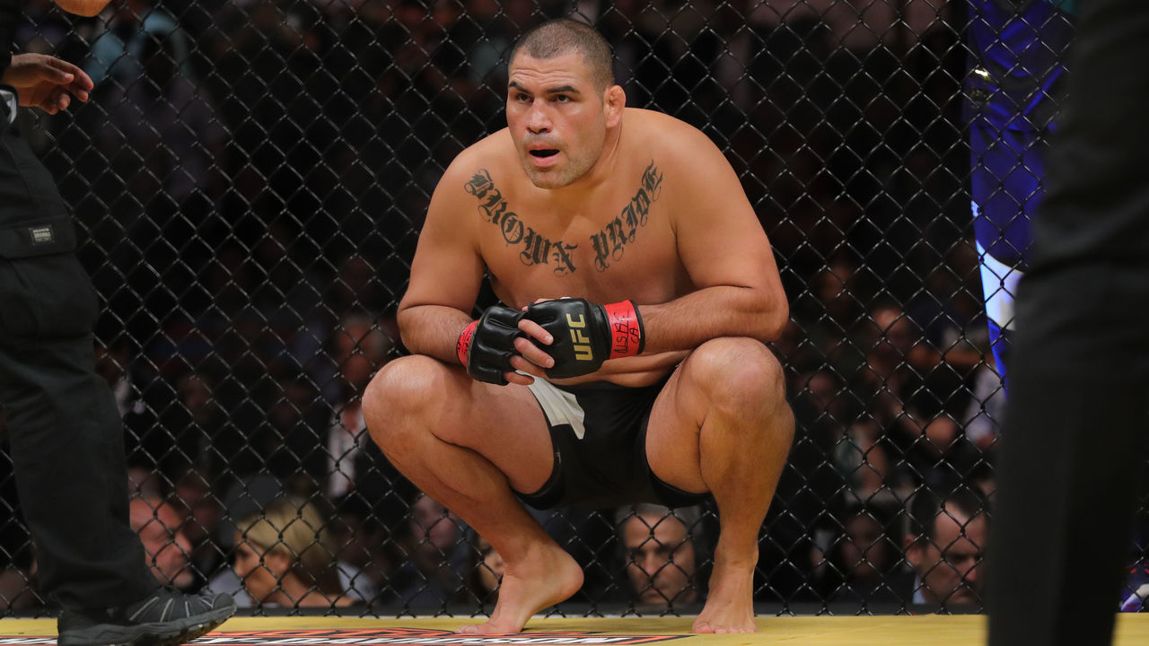 LAS VEGAS, NV - JULY 9: Cain Velasquez prepares to fight Travis Browne during the UFC 200 event at T-Mobile Arena on July 9, 2016 in Las Vegas, Nevada.