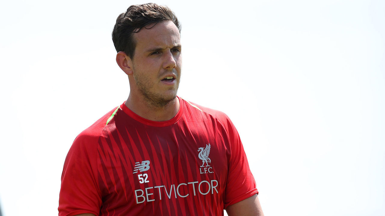CHESTER, ENGLAND - JULY 07: Danny Ward of Liverpool during the Pre-season friendly between Chester FC and Liverpool on July 7, 2018 in Chester, United Kingdom.