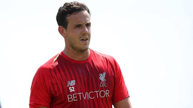 CHESTER, ENGLAND - JULY 07: Danny Ward of Liverpool during the Pre-season friendly between Chester FC and Liverpool on July 7, 2018 in Chester, United Kingdom.