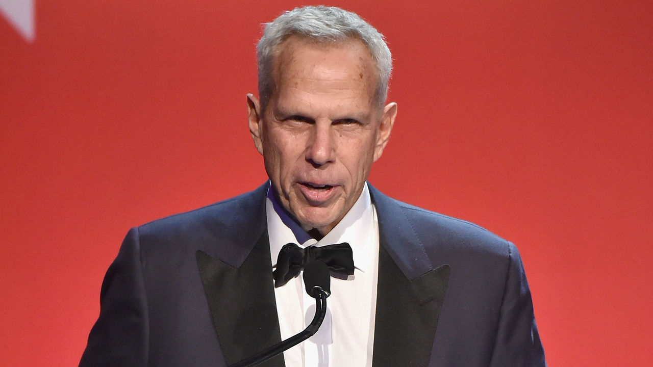 NEW YORK, NY - NOVEMBER 02: Steve Tisch speaks at the 15th Annual Elton John AIDS Foundation An Enduring Vision Benefit at Cipriani Wall Street on November 2, 2016 in New York City.