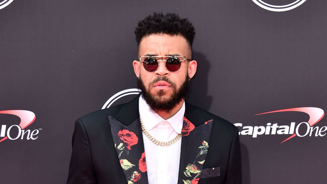 LOS ANGELES, CA - JULY 18: NBA player JaVale McGee attends The 2018 ESPYS at Microsoft Theater on July 18, 2018 in Los Angeles, California.