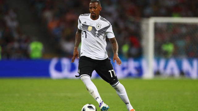 SOCHI, RUSSIA - JUNE 23: Jerome Boateng of Germany in action during the 2018 FIFA World Cup Russia group F match between Germany and Sweden at Fisht Stadium on June 23, 2018 in Sochi, Russia.