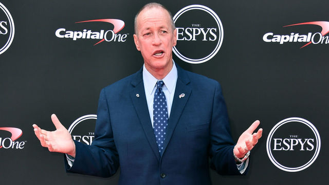 LOS ANGELES, CA - JULY 18: Retired football player Jim Kelly attends The 2018 ESPYS at Microsoft Theater on July 18, 2018 in Los Angeles, California.
