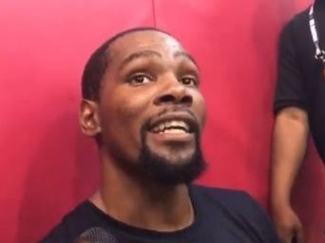 Durant laughs off Twitter feud with McCollum: 'How am I upset?'