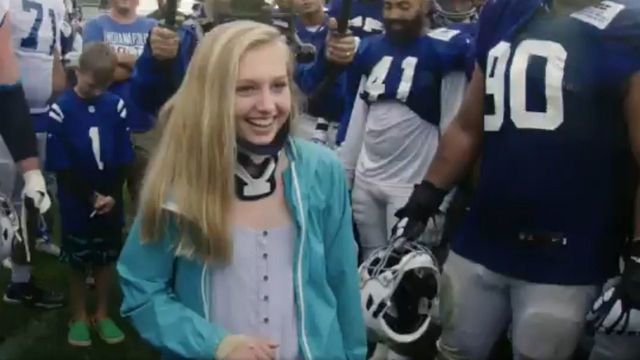 Colts host Indiana school shooting survivor at training camp
