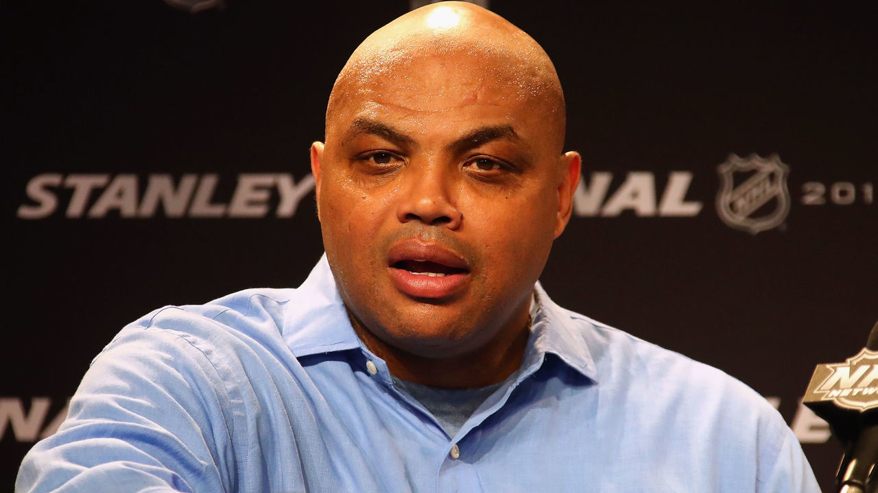 NASHVILLE, TN - JUNE 05: Former NBA player Charles Barkley speaks during a press conference prior to Game Four of the 2017 NHL Stanley Cup Final between the Pittsburgh Penguins and the Nashville Predators at the Bridgestone Arena on June 5, 2017 in Nashville, Tennessee.