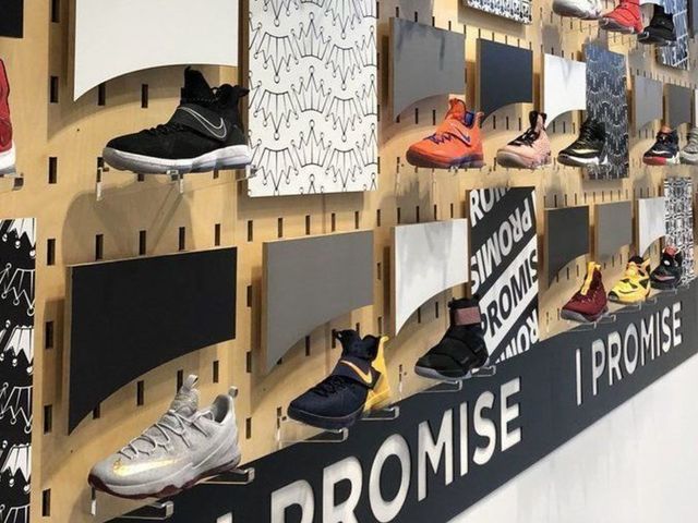 114 of LeBron's game-worn shoes being sold to benefit 'I Promise School'