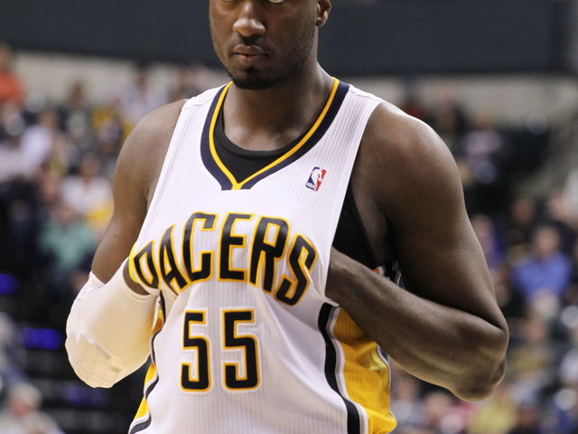 PHOTO: A plot of Hibbert's declining rebound rate
