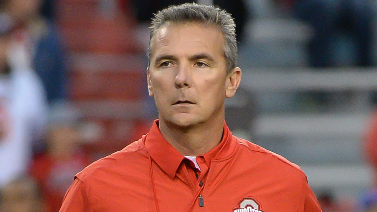 LINCOLN, NE - OCTOBER 14: Head coach Urban Meyer of the Ohio State Buckeyes before the game against the Nebraska Cornhuskers at Memorial Stadium on October 14, 2017 in Lincoln, Nebraska.