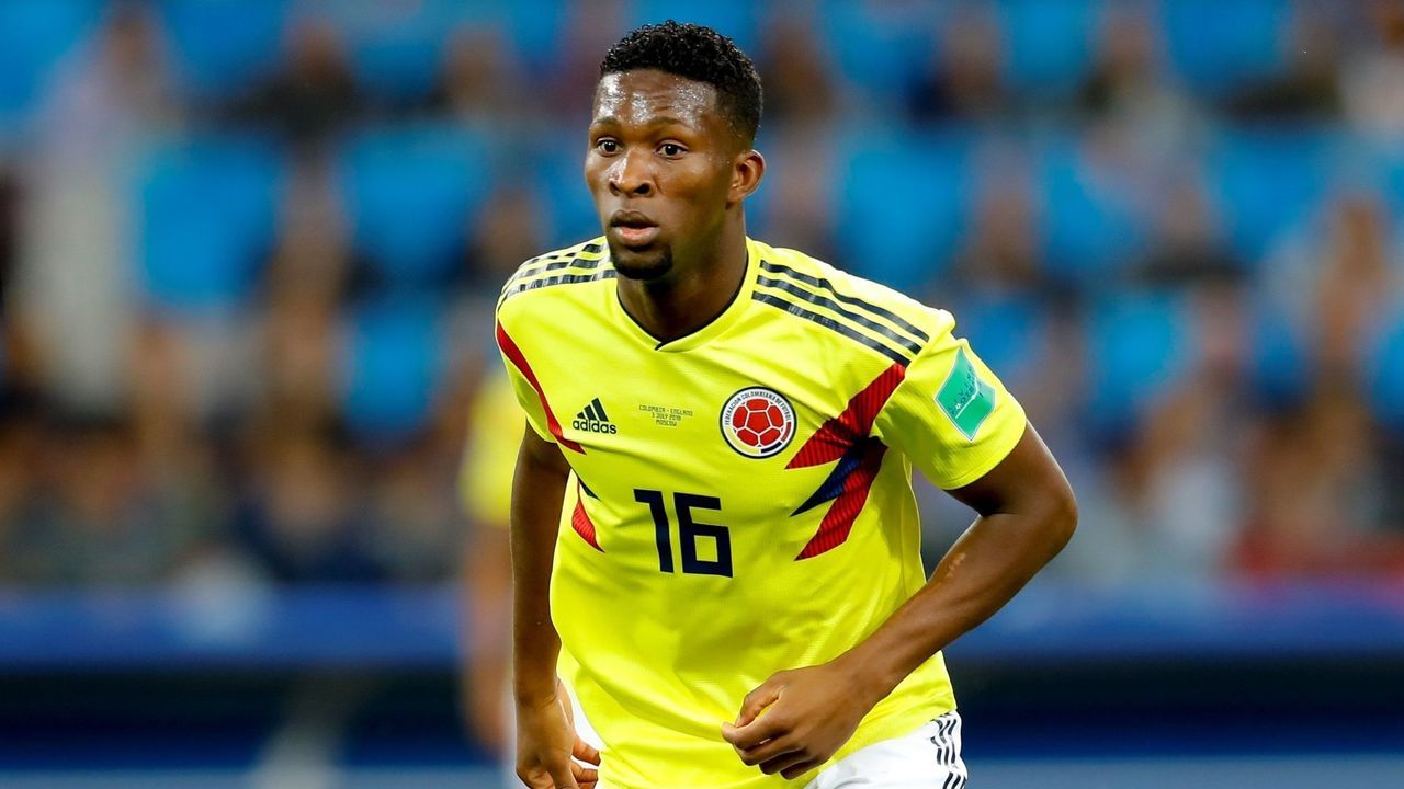 MOSCOW, RUSSIA - JULY 03: Jefferson Lerma of Colombia is seen during the 2018 FIFA World Cup Russia Round of 16 match between Colombia and England at the Spartak Stadium in Moscow, Russia on July 03, 2018.