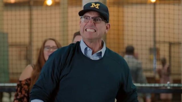 Watch: Jim Harbaugh has meltdown over fowling on 'Detroiters'