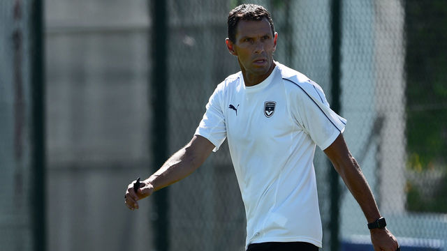 Bordeaux's football club Uruguyan head coach Gustavo Poyet gestures at the Girondins de Bordeaux football club training center in Le Haillan, southwestern France, on June 29, 2018, ahead of the beginning of the new season.